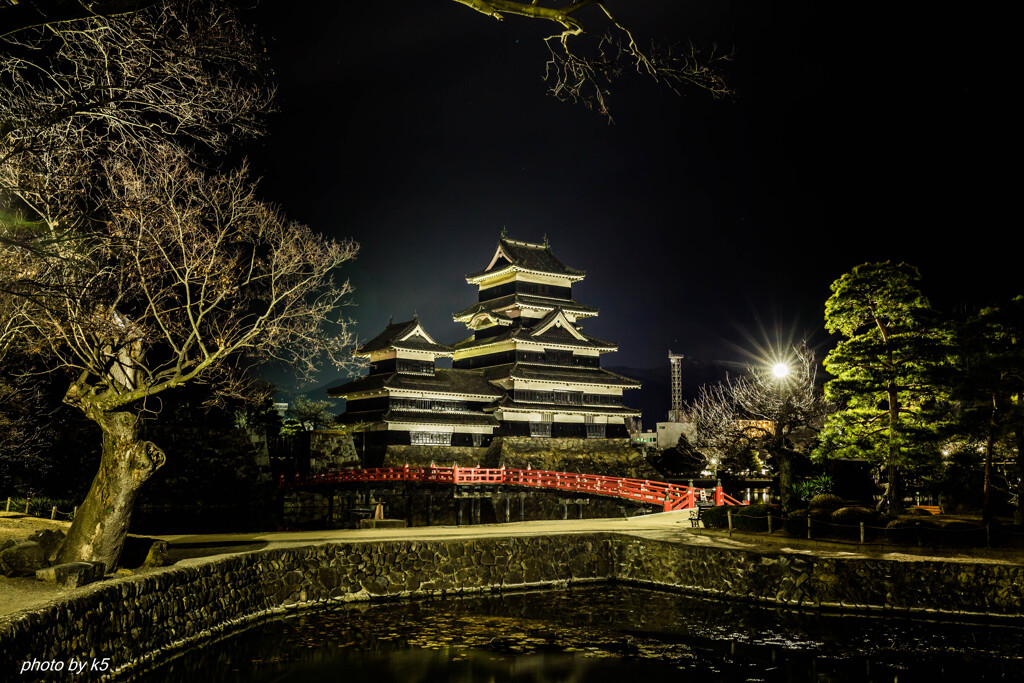 松本城の夜2