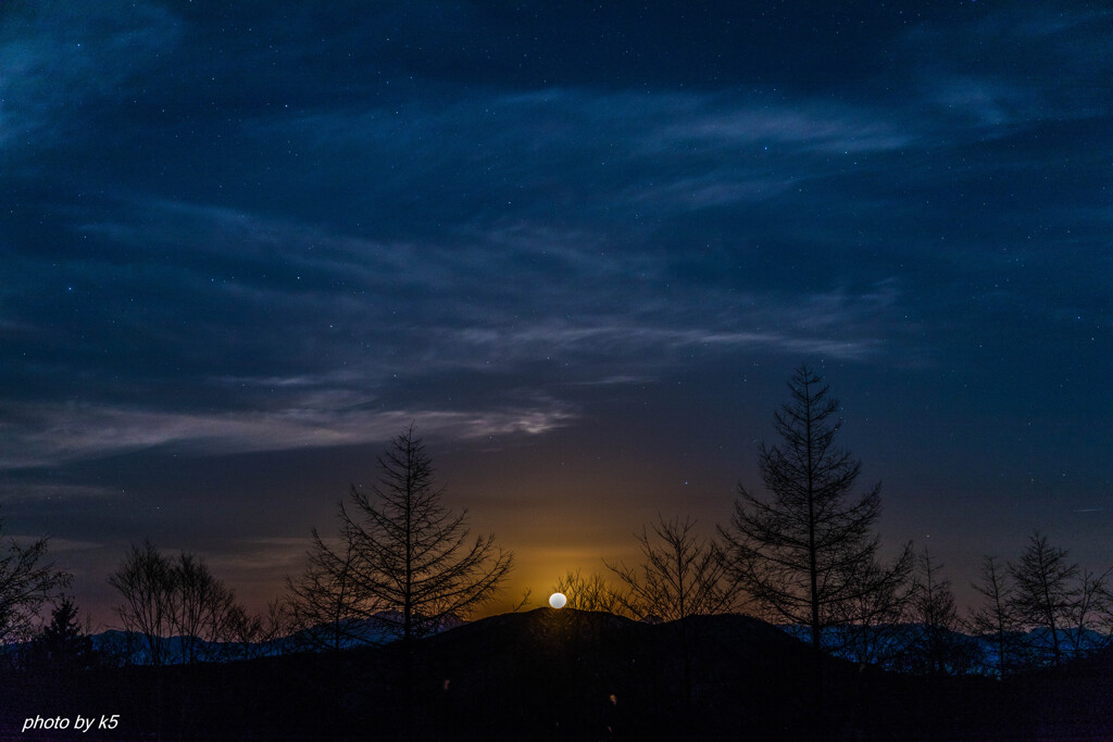 月夜の霧ケ峰2