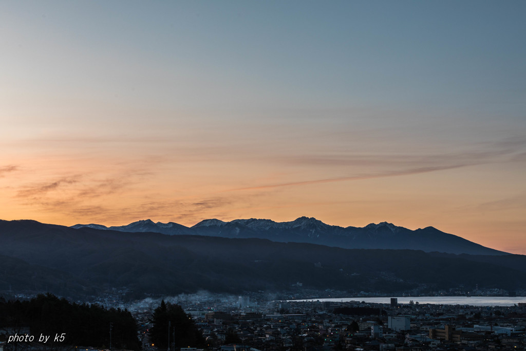 八ヶ岳夜明け