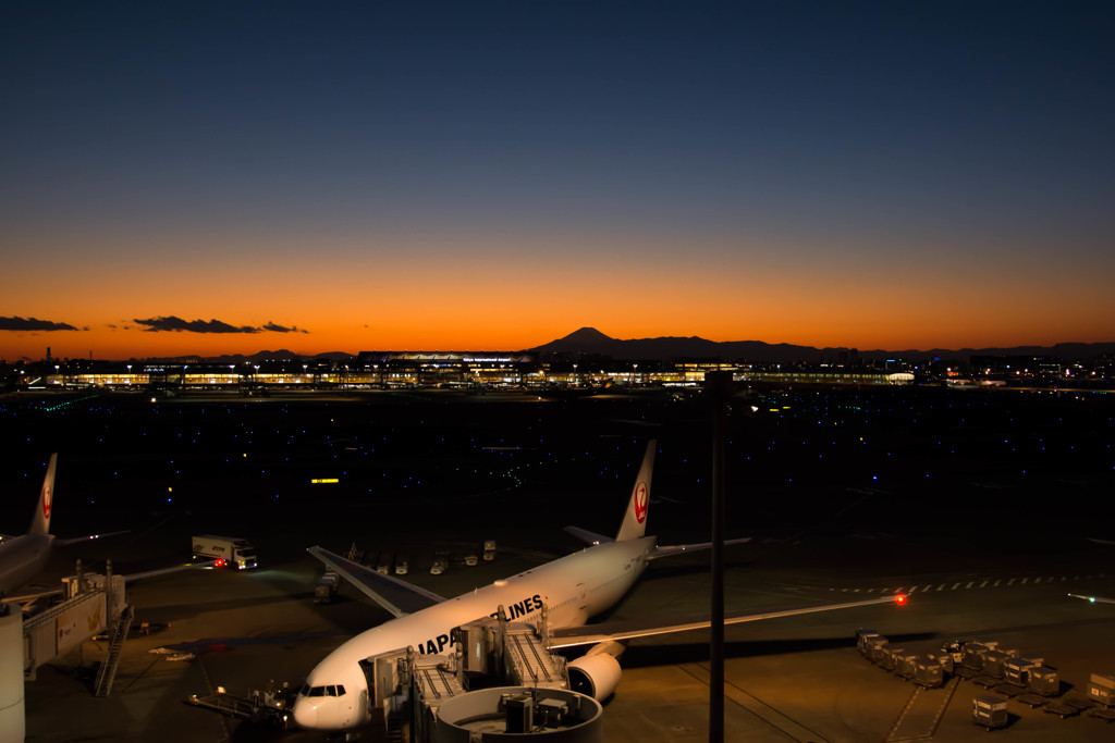 イチタミからの夕景