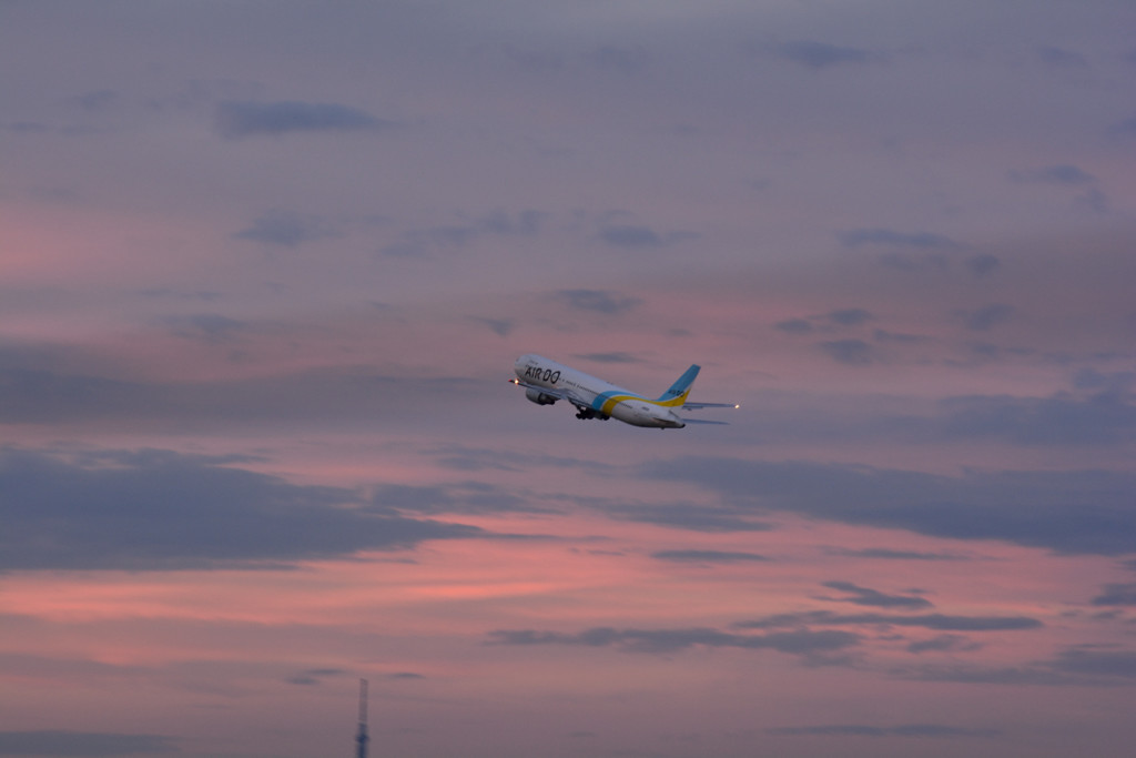 夕景にエア・ドゥ！