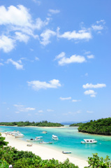 川平湾の眺め