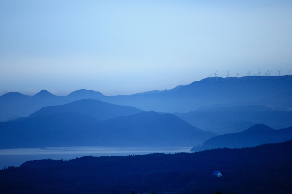 高原の朝