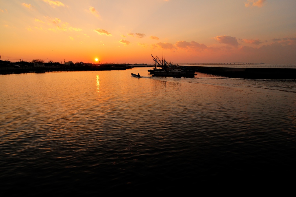 東京湾夕景