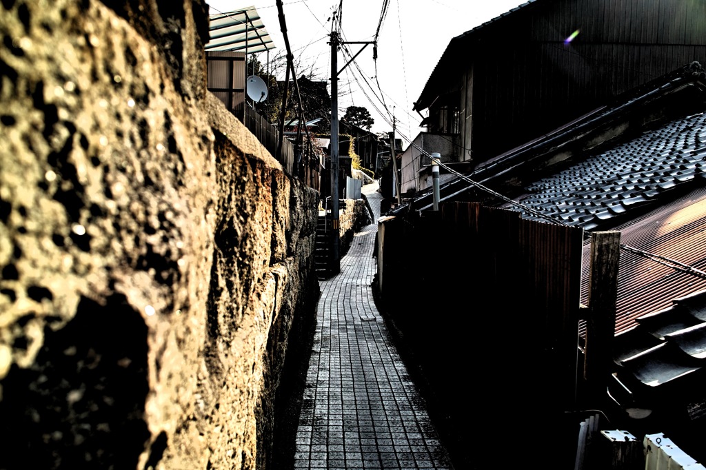 迷い込む町　尾道