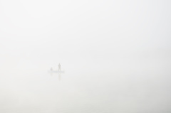 山中湖　朝霧のバス釣り