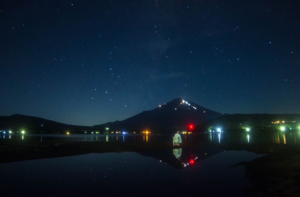 山中湖から見つめる