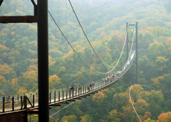 星のブランコという名の吊橋