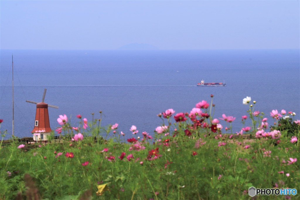 空と海が溶け合う場所