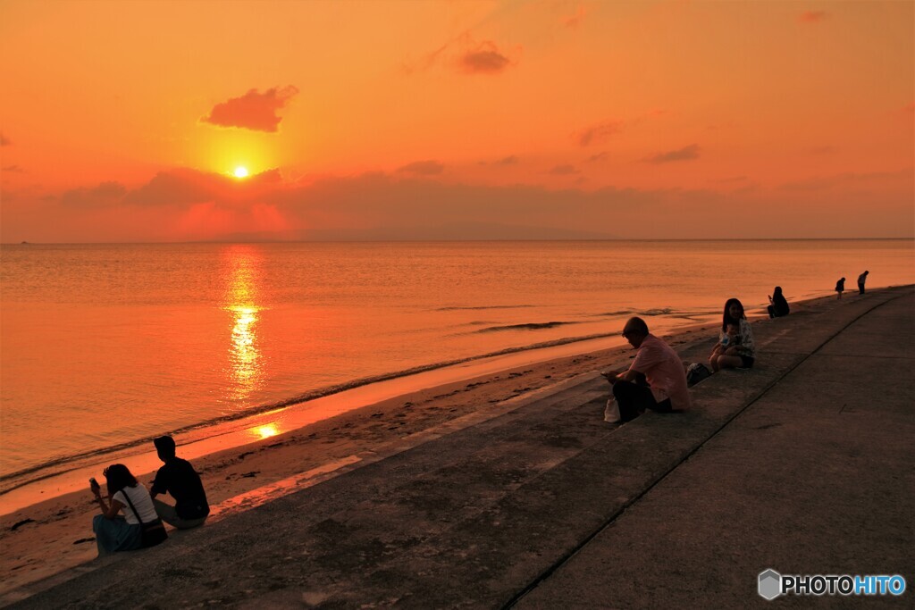 石垣島の夕日