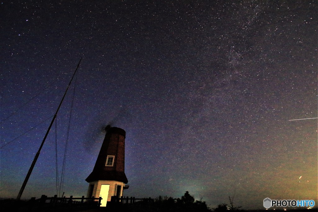夜空に溢れる星