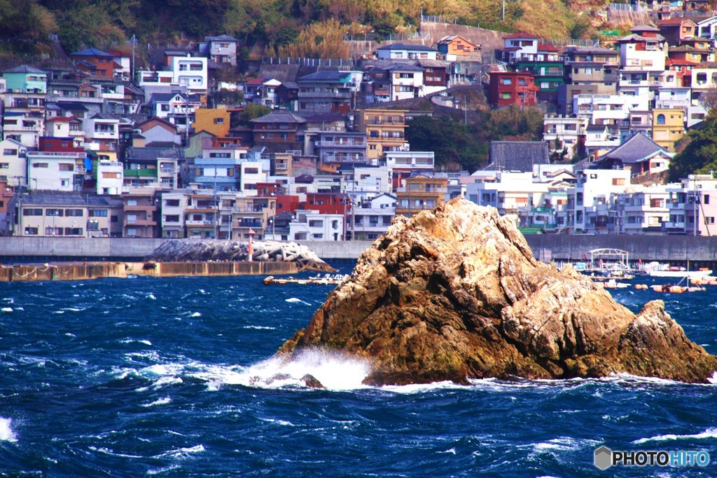 彩りの島の集落