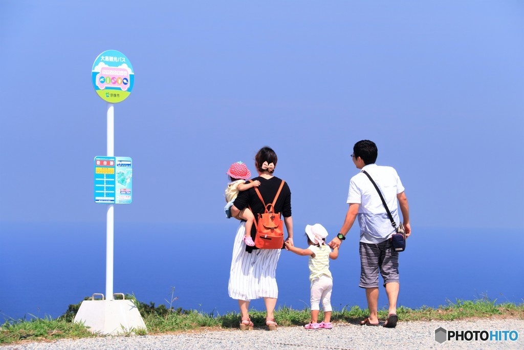 空と海が溶け合う場所。