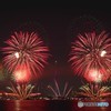 百道浜。花火大会2.