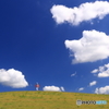 丘の上の雲
