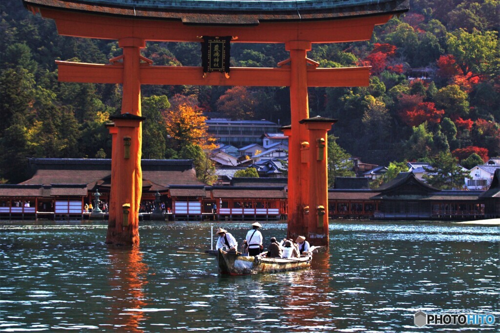 宮島の秋