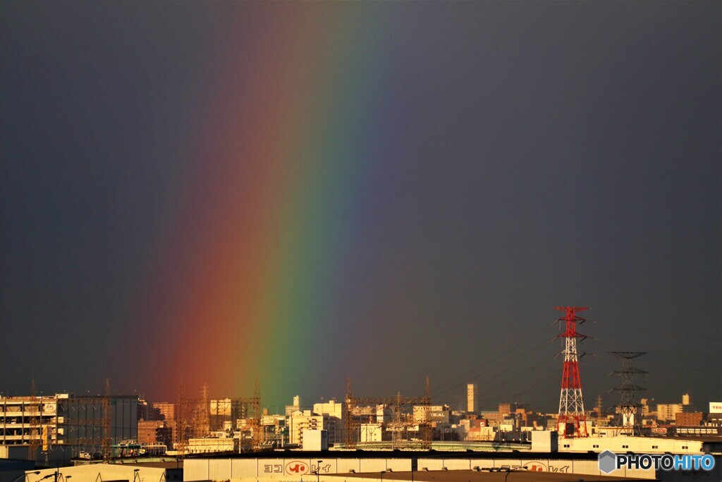 梅雨の虹