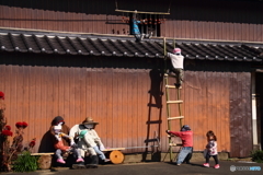 案山子。
