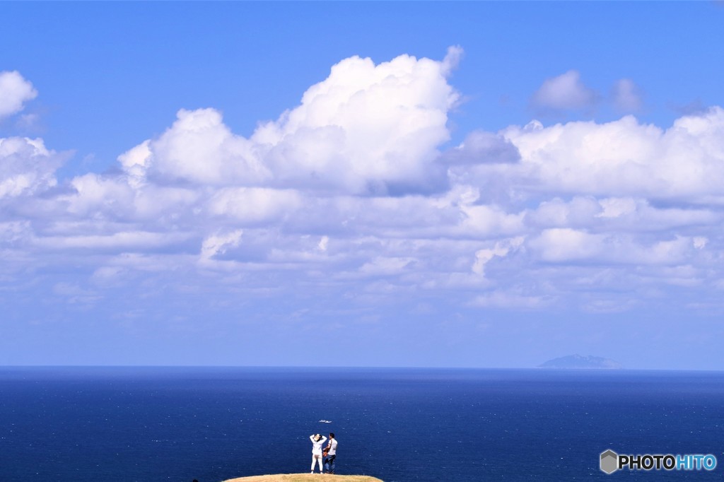 空と海が溶け合う場所