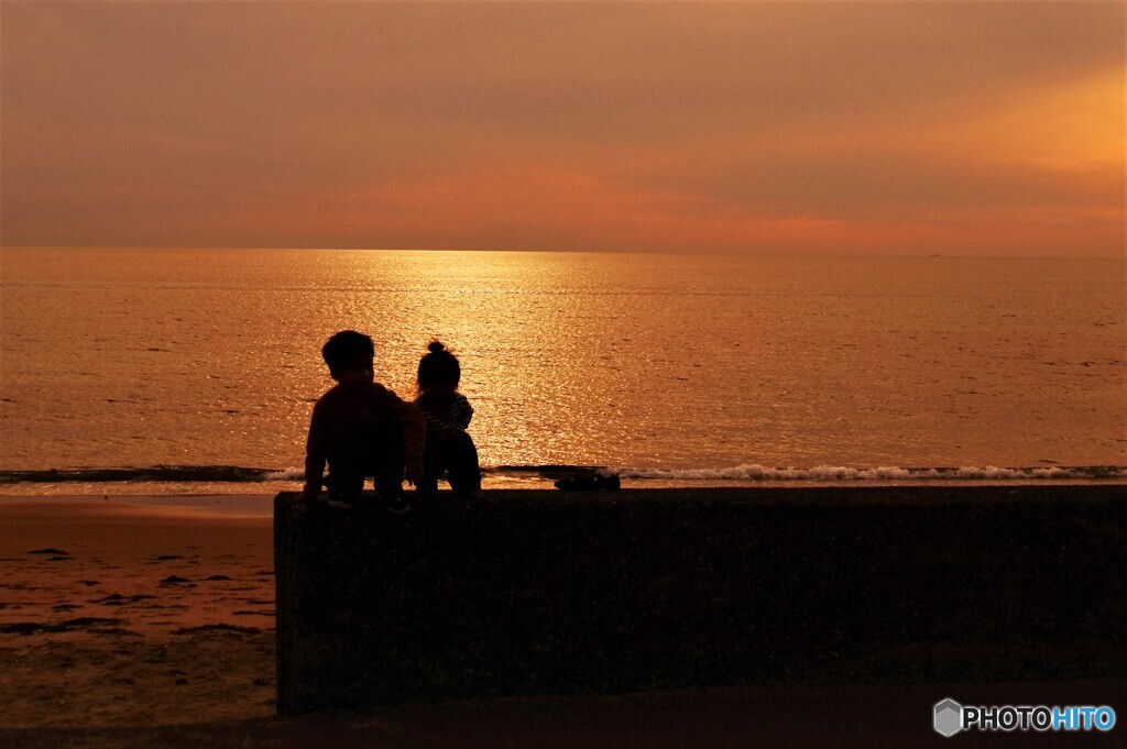 夕凪の海