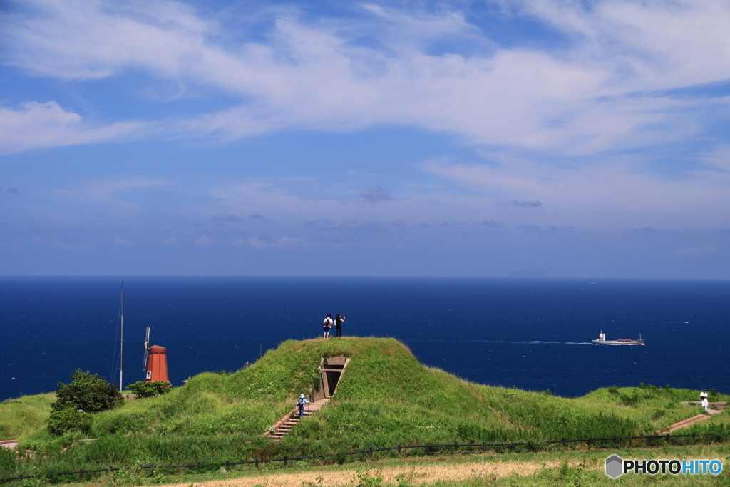 空と海が溶け合う場所