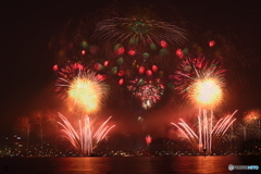 百道浜。花火大会１．