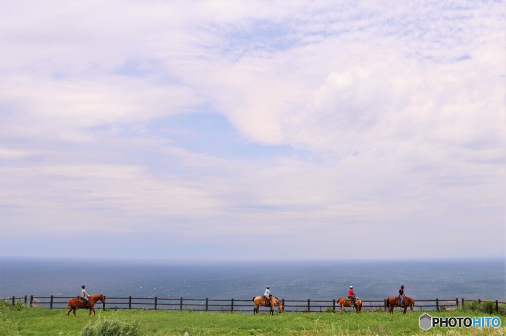空と海が溶け合う場所