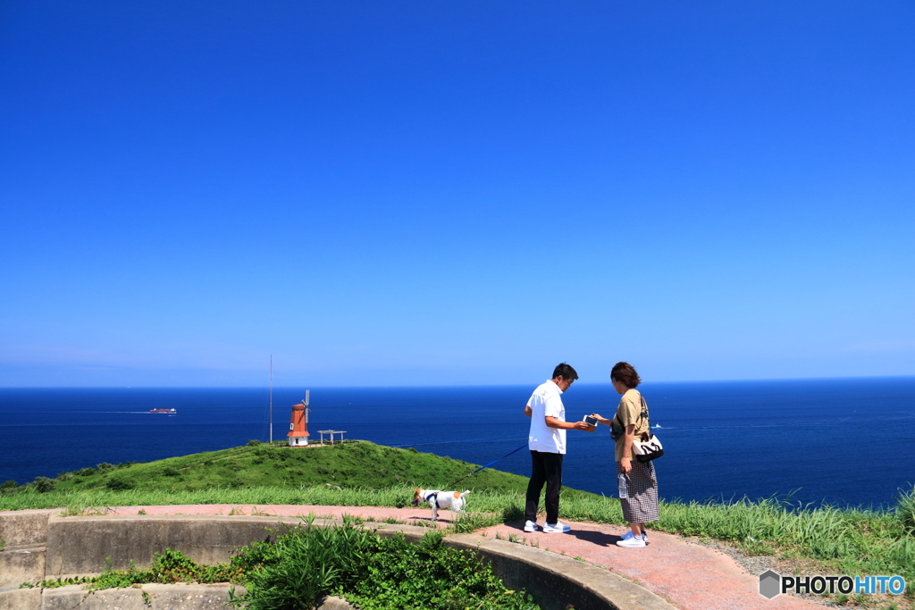 空と海が溶け合う場所