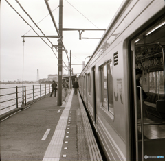 海芝浦ホームの風景