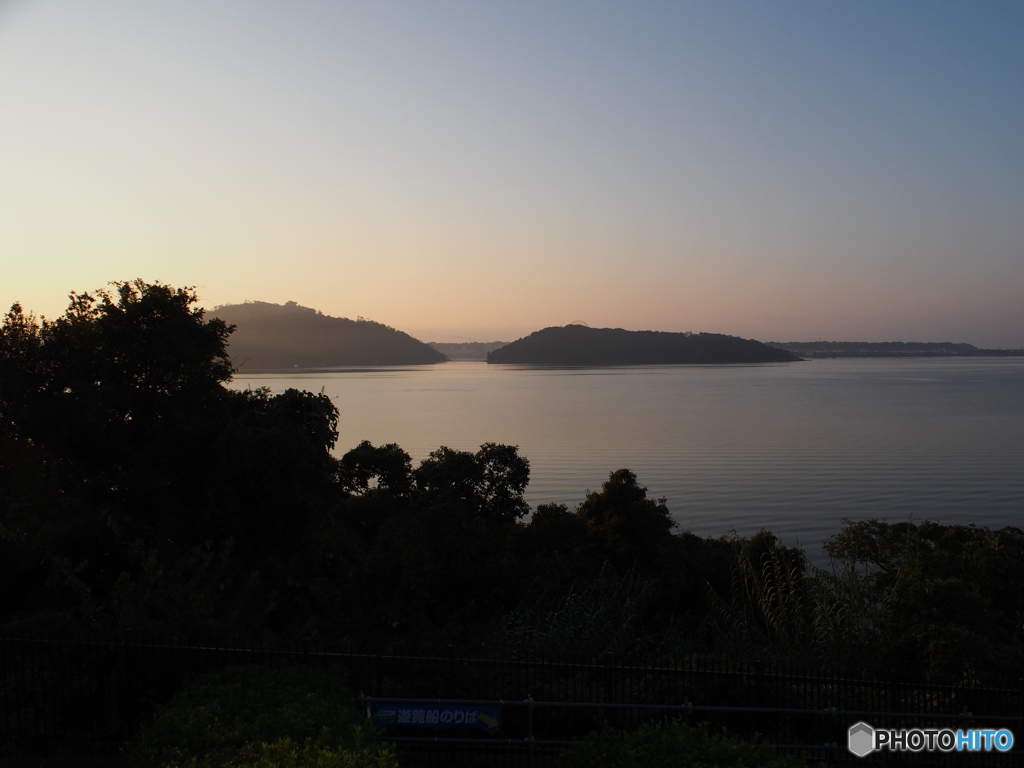 浜名湖SAより舘山寺方面