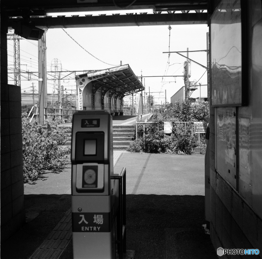 改札の風景