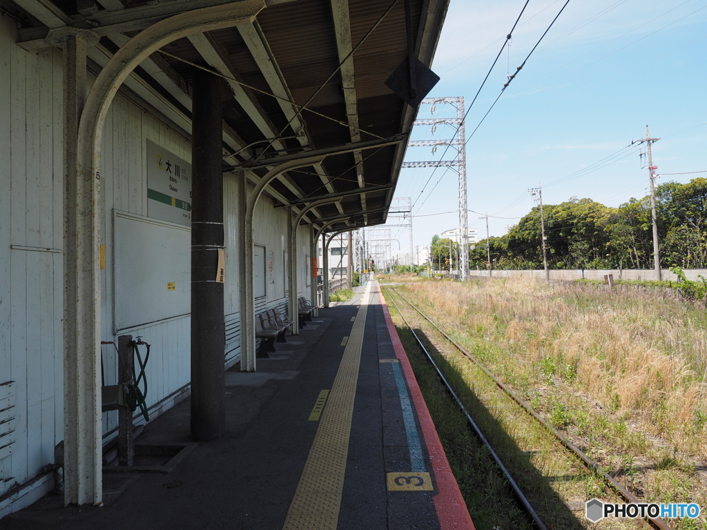 鶴見線　大川駅の景色02