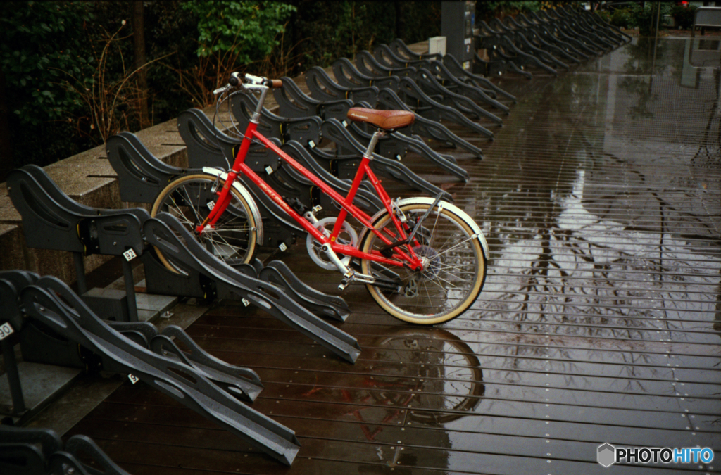 紅い自転車