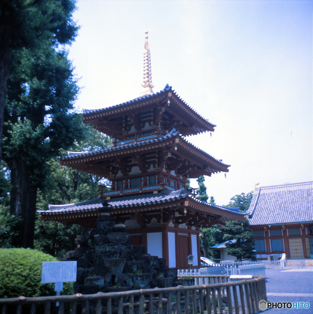 中野宝仙寺三重塔