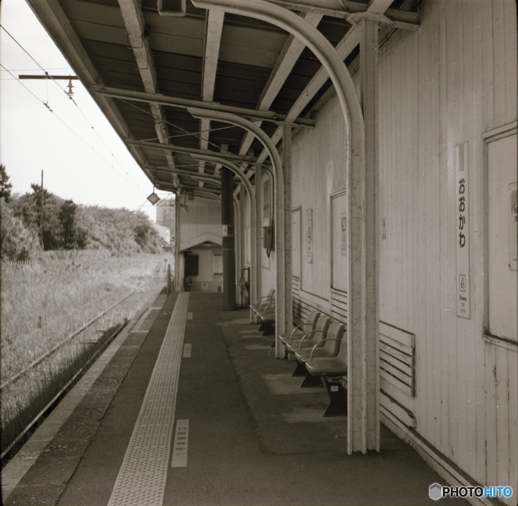 鶴見線　大川駅ホーム