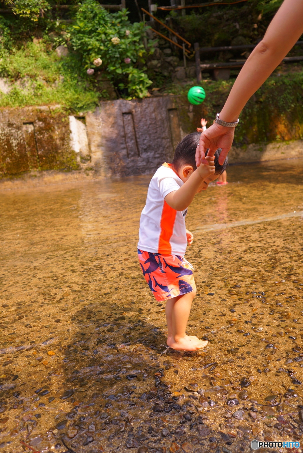 つめたくて気持ちいいね♪