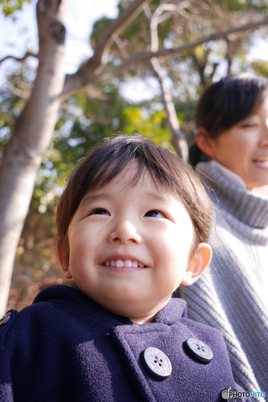 家族の笑顔