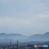 ベランダから夕方の空