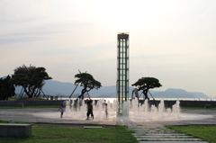 水遊び