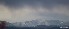 雪化粧の阿讃山脈　２