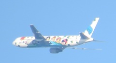 ひこうき　ANA　Boeing767-300(76P)