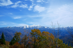 秋・白山眺望