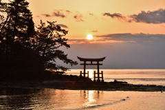 恋路海岸 朝日