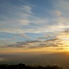 砺波平野の朝景