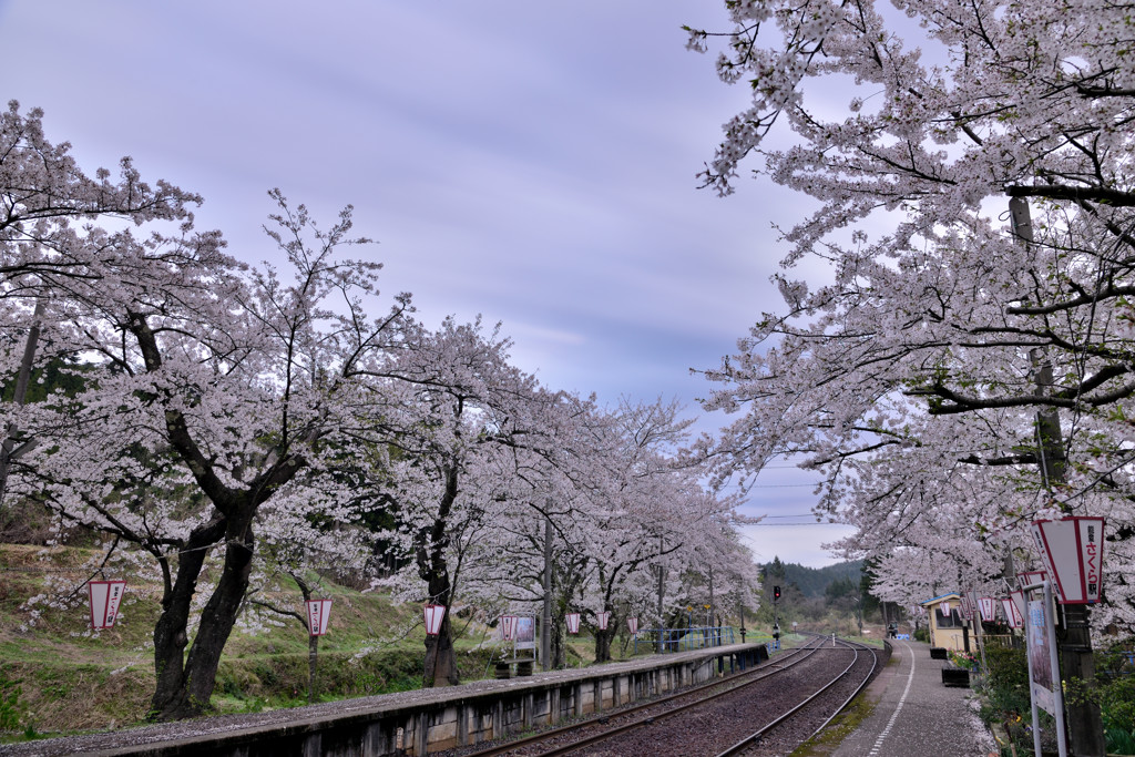 能登鹿島駅　今日も曇り？？