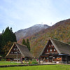 五箇山の秋景