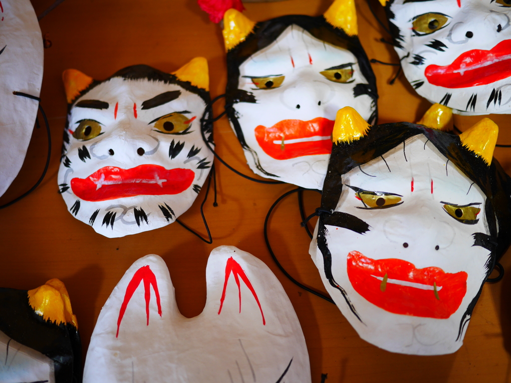 お面たち。