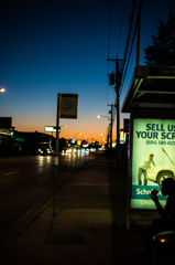 waitin' for the bus