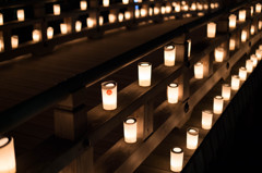 浮見堂のキャンドル