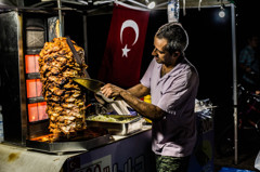 屋台のケバブ